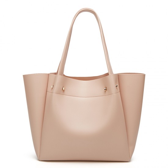 Fashion Large Capacity Diaper Bag - Trendy Tote Shopping Bag, Minimalist Single Shoulder Large Bag for Casual Mom