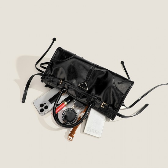 New Fashion High-End Texture Top-Handle Bag - Minimalist Luxury Women's Bag, Casual Retro Commute Versatile Crossbody