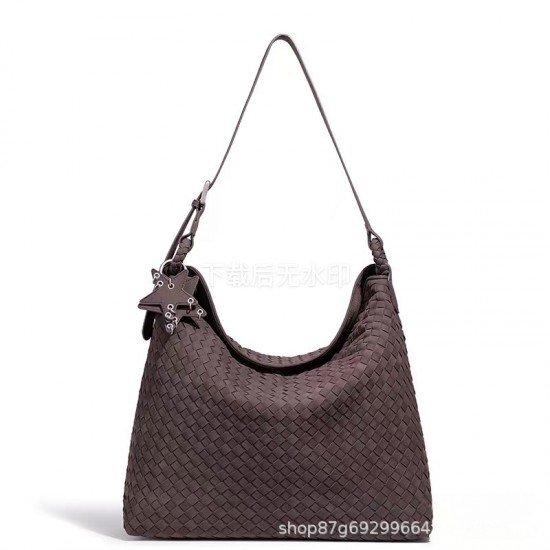 New Handmade Woven Bag for Women - Fashion Versatile Large Capacity Casual Tote, Top-Handle & Crossbody