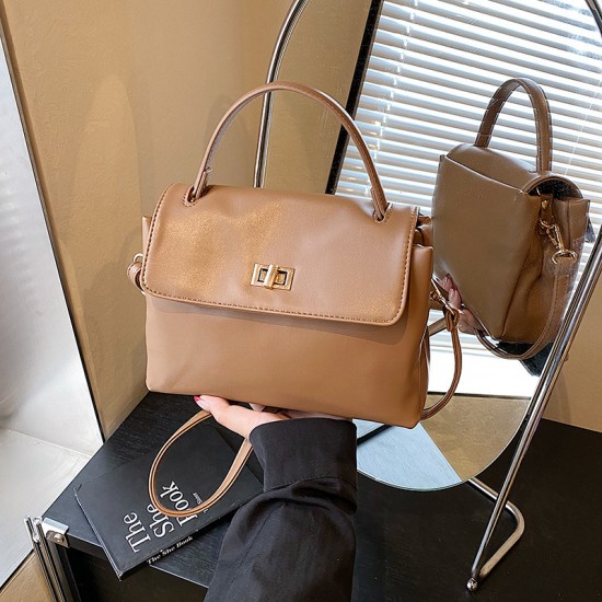 2025 New Korean-Style Luxury Retro Fashion Handbag - Versatile Commuter Shoulder/Crossbody Mini Square Bag for Women