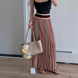 Korean-Style Large-Capacity Parent-Child Tote Bag - Handmade Woven Bag, Commuter Armpit/Shoulder Bag, Minimalist Fashion Handheld Bag