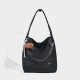 Korean-Style Luxury Minimalist Bag - High-End Versatile Daily Commute Crossbody, Large Capacity Underarm Bag with Charm