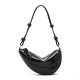 2025 New Niche Design Retro Crescent Dumpling Bag - Women's Single Crossbody Horn Bag, Luxury Saddle Bag