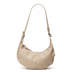 2025 Korean-Style Soft Leather Women's Bag - Wrinkle-Textured Versatile Dumpling Bag, Niche Casual Shoulder/Crossbody Horn Bag