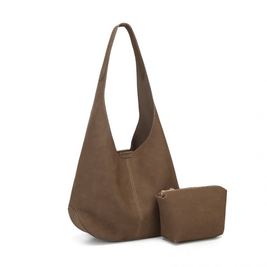 2025 Trendy Korean-Style Luxury Handbag - Versatile Large-Capacity Single Shoulder Bag with Wide Strap, Armpit/Bucket/Tote Bag