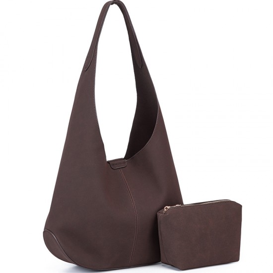 2025 Trendy Korean-Style Luxury Handbag - Versatile Large-Capacity Single Shoulder Bag with Wide Strap, Armpit/Bucket/Tote Bag