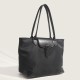 Large Capacity Elegant Casual Tote Bag - 2025 New Work Commute Top-Handle Bag, Nylon Texture Single Shoulder Bag for Women