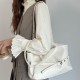 Korean-Style Casual Retro Large-Capacity Tote Bag - 2025 Autumn & Winter New Moto Bag, Minimalist Versatile Shoulder Bag