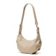 2025 Korean-Style Soft Leather Women's Bag - Wrinkle-Textured Versatile Dumpling Bag, Niche Casual Shoulder/Crossbody Horn Bag