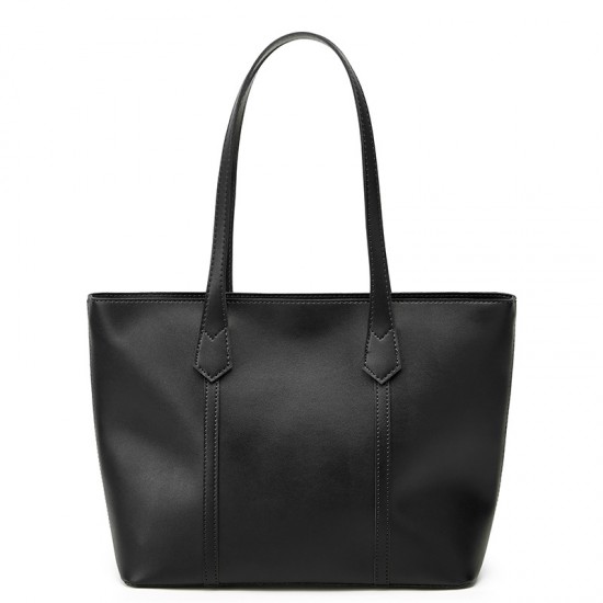 Women's Large-Capacity Soft Leather Versatile Tote Bag - 2025 New Retro Casual Textured Shoulder Bag for School & Commute