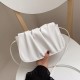2025 New Trendy Wrinkle-Textured Cloud Armpit Bag - Versatile Commuter Minimalist Handheld/Shoulder/Crossbody Baguette Bag