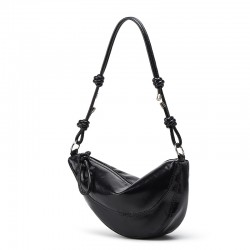 Niche Minimalist Casual Shoulder Bag for Women - 2025 New Fashion Horn Bag, Stylish Versatile Single Shoulder/Crossbody Bag